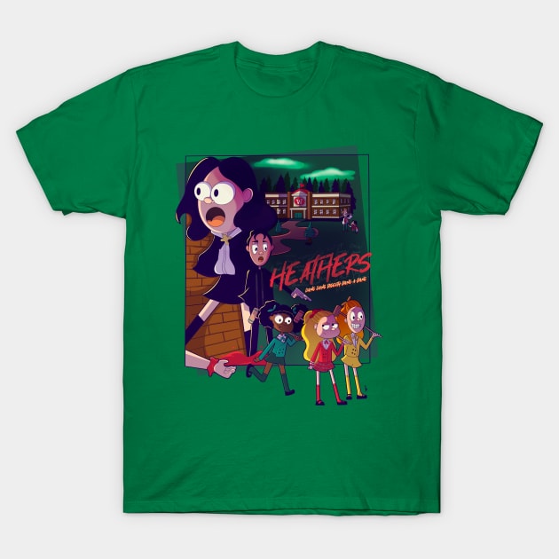 Heathers as a Cartoon T-Shirt by themunchkinboutique